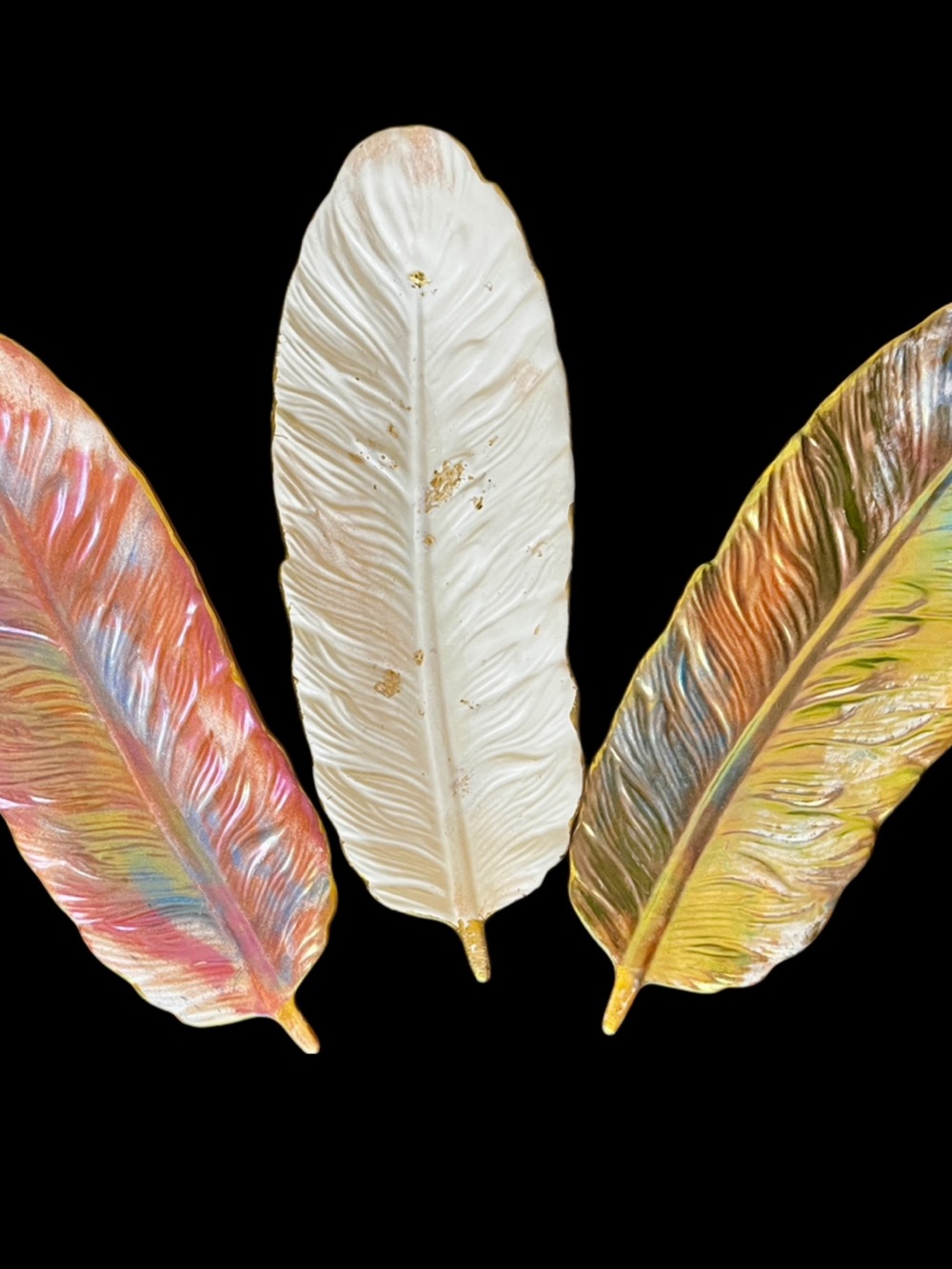 Handmade Feather Candy Dish. New BUYERS CHOICE
